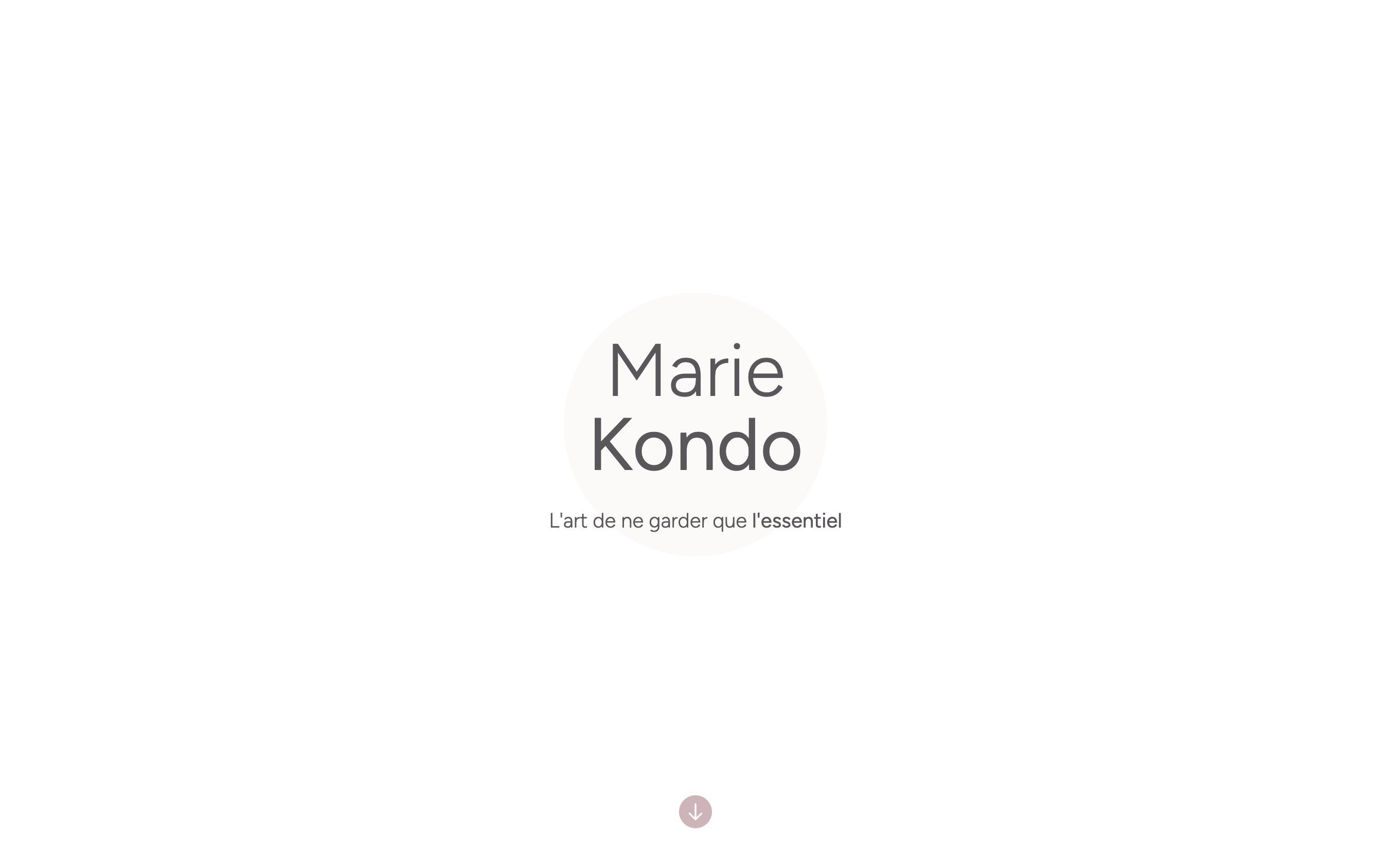 Portfolio de Marie Kondo & Swiss Design